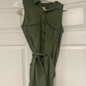 Olive Green Romper